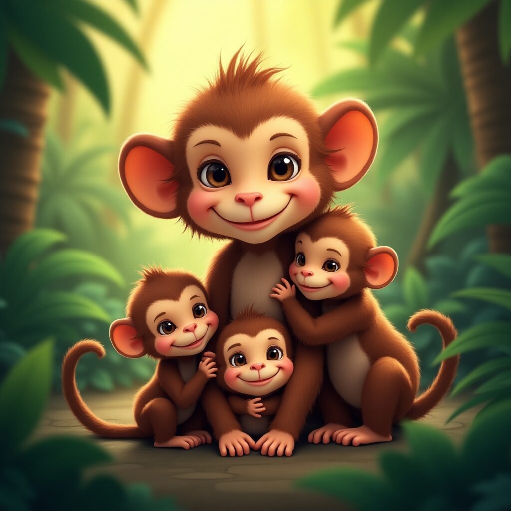Mina the Soft-Hearted Monkey
