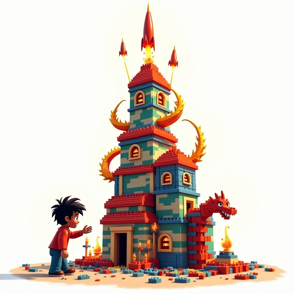 Omar and the Lego Tower