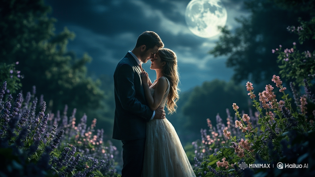 Herbal Romance in the Moonlit Garden
