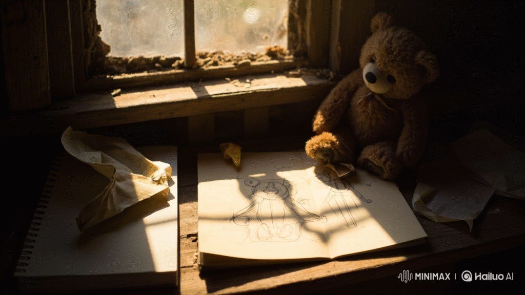 The Broken Toy: A Story About Friendship love drawing