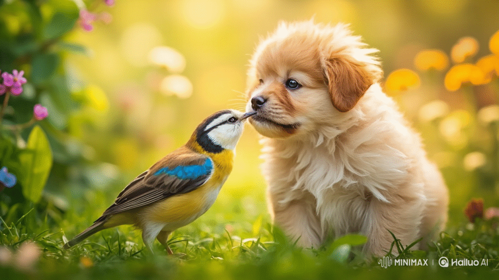 The Little Bird and the Puppy