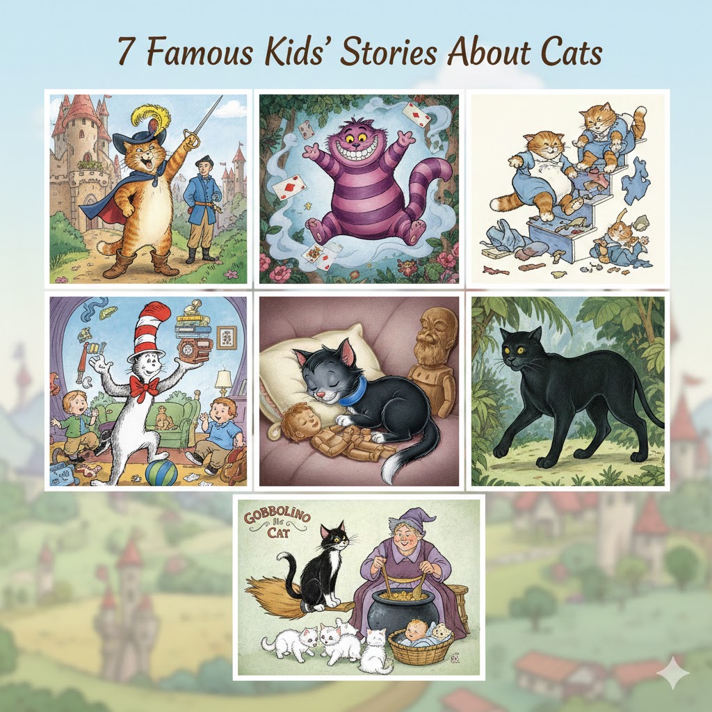 7 Famous Kids Stories About Cats